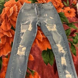 Fashion nova ripped jeans